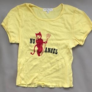 “No Angel” butter t shirt